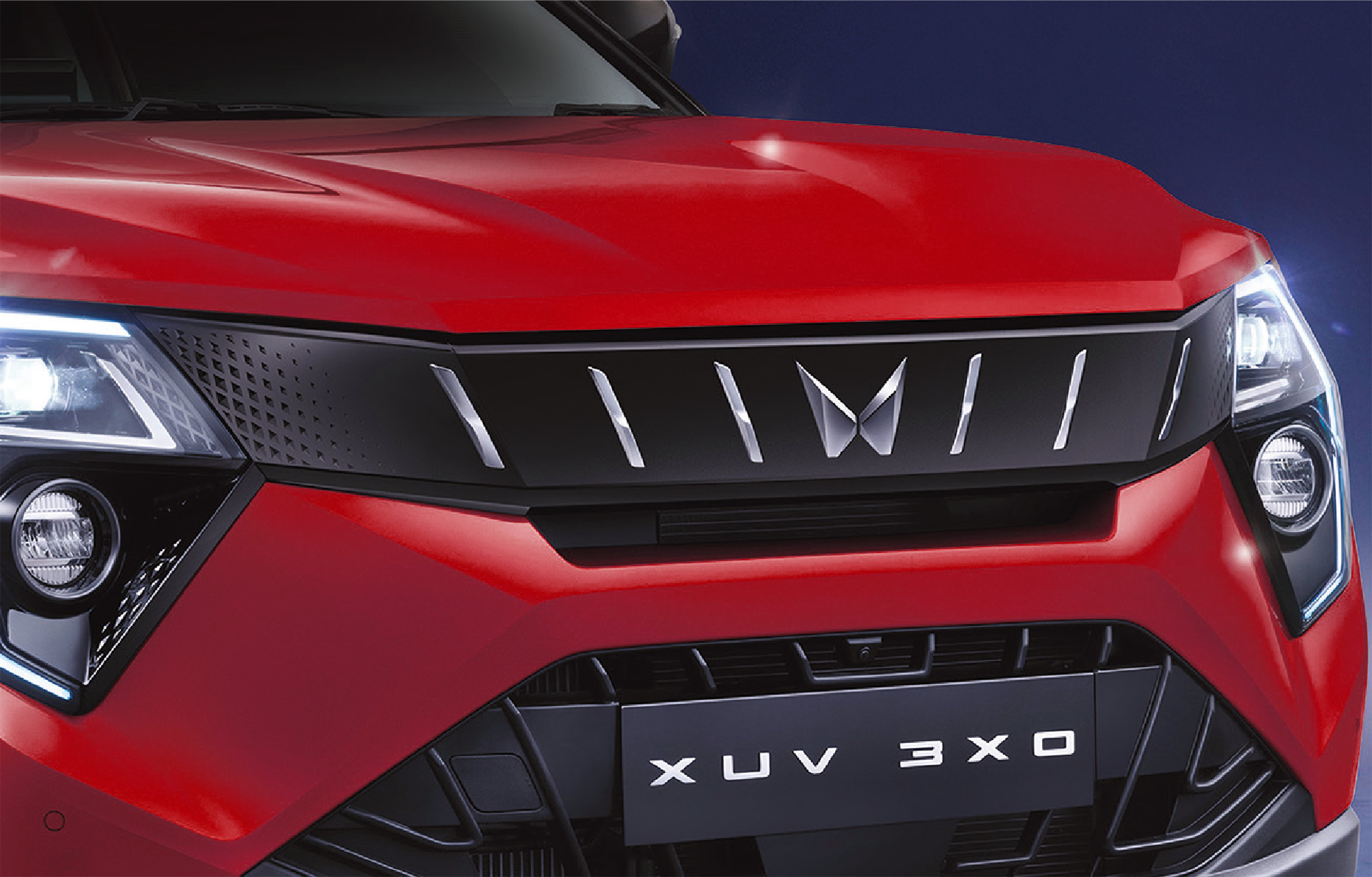 Grille avant avec finition Black